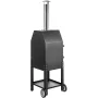 Udendørs pizzaovn, 12 "Wood Fire Oven, 2-lag Pizza Ovn Wood