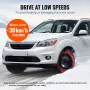 Thickened Snow Socks for Tires, Polyester Fiber Tire Socks with Elastic Straps, Snow Traction Tire Cover for Car, SUV, Pickup an