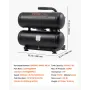 Air Compressor, 4.6 Gallon Steel Tank, 1HP 2.0 CFM@90 PSI Oil Free Air Compressor & Max. 120PSI Pressure, 80dB Ultra Quiet Porta