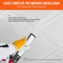 Loftsfliser 96-pack 20 x 20 i polystyren let installation lim-up