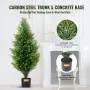 2-pak 90 cm kunstig cedertræ topiary træ kunstig plante