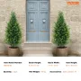 2-pak 90 cm kunstig cedertræ topiary træ kunstig plante