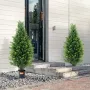 2-pak 90 cm kunstig cedertræ topiary træ kunstig plante