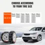 2PCS Snow Chains, Manganese Alloy Steel Emergency Traction Tire Chains, Cable Tire Chains for Cars, Pickups, SUVs, and Trucks, S