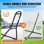 Universal 2 Person Hammock Stand, Adjustable Heavy Duty 450 lbs Capacity Hammock Stand Fits 6.9-12.8 ft Hammocks for Outdoor and