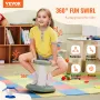Kids Wobble Chair Active Chair with Sponge Cushion, Wobble Stool Improves Focus, Posture and Calm Children, Ideal for Schools an
