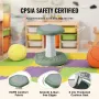 Kids Wobble Chair Active Chair with Sponge Cushion, Wobble Stool Improves Focus, Posture and Calm Children, Ideal for Schools an