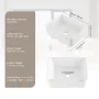 Rectangle Vessel Sink, 16" x 12" Bathroom Vessel Sink Countertop, White Ceramic Bathroom Sinks Above Counter, Modern Style, Brig