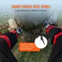 Træbestigningspikes klatring Spurs Gear Aluminium Arborist