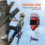 Tree Climbing Spikes, 1 Pair Aluminum Climbing Spurs, 350lbs Load Capacity Tree Climbing Gear with Straps and Spike Protectors, 