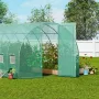 Drivhus til indkørselstunnel 19,36x9,68x7,4 fod galvaniseret