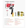 Electric Hoist Crane Winch 199.6 kg 9997.4cm Wireless & 426.7 cm Wired Remote