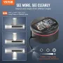 Borescope Triple Lens Endoscope Camera with Light, 4.3" IPS Screen Inspection Camera with 8 + 2 Lights, IP67 Waterproof Snake Sc