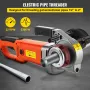 Elektrisk rørtråde, 2300W Pipe Threading Machine, Heavy-Duty