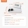 Portable Medical Scale, Professional Physician Scale for Weighing - with Anti-slip Platform, 2 Units, Hold & Tare Function, Digi