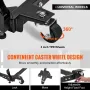 Mobile Base, 1500 lbs Capacity, Adjustable from 20" x 24.5" to 28" x 33.5", Heavy Duty Universal Mobile Base Stand with 4 Swivel
