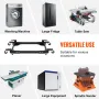 Mobile Base, 1500 lbs Capacity, Adjustable from 20" x 24.5" to 28" x 33.5", Heavy Duty Universal Mobile Base Stand with 4 Swivel