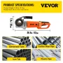 Electric Pipe Threader, 2300W Pipe Threading Machine, Heavy-Duty Hand-Held Power Drive Kit, 220V Pipe Threader Machine, Portable