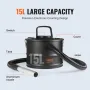 Ash støvsuger 15L 1200W til pejse pellet komfurer grill BBQ
