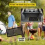 Firkantet grillrist til bålplads med X-mærker, foldbar, 91 x 91