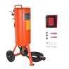 10 gallon tunge sandblaster 60-110 psi med 2 dyser & 7,5ft slange