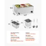 Kommerciel elektrisk madvarmer 5-pan bordplade buffet 14.5L