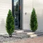 2 Pack 121.9 cm Artificial Cedar Topiary Tree Faux Plant UV Decor In/Outdoor