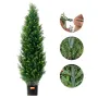 2-pak 1,2 m kunstig cedertræ topiary træ kunstig plante