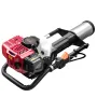 52cc Gas-Powered T Post Driver, 2-Stroke Engine Gasoline Fence Piling Pounder, 1400W Portable Piledriver with 3 Post Driving Hea
