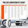 Thickened Snow Socks for Tires, Polyester Fiber Tire Socks with Elastic Straps, Snow Traction Tire Cover for Car, SUV, Pickup an