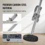 Ladder Levler, 20 inch Steel 550lbs Load Ladder Leveling Tool, Pitch Hopper, Stair Ladder Stabilizer with Storage, Easy to Use f
