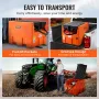 Bærbar dieseltank 48 gal brændstoftank med 12V elektrisk