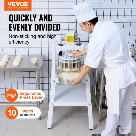 Manuel dejdelere 10stk hånd Press Dough Cutter Bread Maker til