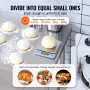 Dough Divider Rounder, 10PCS Manual Dough Equal Divider Machine, 4.23oz - 19.75oz Hand Press Dough Cutter with 304 Stainless Ste