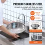 Dough Divider Rounder, 10PCS Manual Dough Equal Divider Machine, 4.23oz - 19.75oz Hand Press Dough Cutter with 304 Stainless Ste
