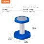 Kids Wobble Chair, Active Chair with Sponge Cushion, Wobble Stool Improves Focus, Posture and Calm Children, Ideal for Schools a