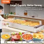 Kommerciel elektrisk mad varmere bordplade buffet 12*5qt med