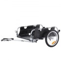 Bike Cargo Trailer, 100 lbs Load Capacity, Heavy-Duty Bicycle Wagon Cart, Foldable Compact Storage & Quick Release with