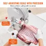 Commercial Electric Meat Bandsaw, 1100W Stainless Steel Countertop Bone Sawing Machine, Workbeach 19.3" x 15", 0.16-7.9 Inch Cut