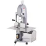 Commercial Electric Meat Bandsaw, 1100W Stainless Steel Countertop Bone Sawing Machine, Workbeach 19.3" x 15", 0.16-7.9 Inch Cut