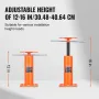House Floor Jack, 12"-16" Height Range, 9700 lbs Max Load Capacity, Adjustable Support Beam Basement Jack Post Pole for Leveling