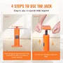 Justerbar gulv Jack Post House Floor Leveling 12 "-16"