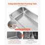 Kommerciel elektrisk mad varmere 6-pan bordplade buffet 13,5L