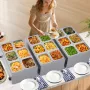 Kommerciel elektrisk mad varmere 6-pan bordplade buffet 13,5L