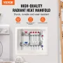 4-Branch Radiant Heat Manifold 1/2