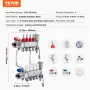 4-Branch Radiant Heat Manifold 1/2