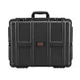 Weatherproof Hard Case, Heavy Duty Protective Dry Box Case with Pre-cut Foam, and Retractable Pull Handles for Travel, Hunting, 