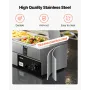 Kommerciel elektrisk mad varmere bordplade buffet 5*8qt med