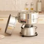 Automatic Electric Vibrating Sieve, Stainless Steel Sifter Shaker Machine with 12+80 Mesh, 45W Automatic Powder Sifter Machine C