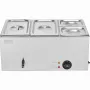Kommerciel elektrisk madvarmer 4-pan bordplade buffet 15,5L